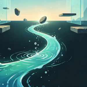 Reverse Time Anti-Gravity Waterflow Simulation Game